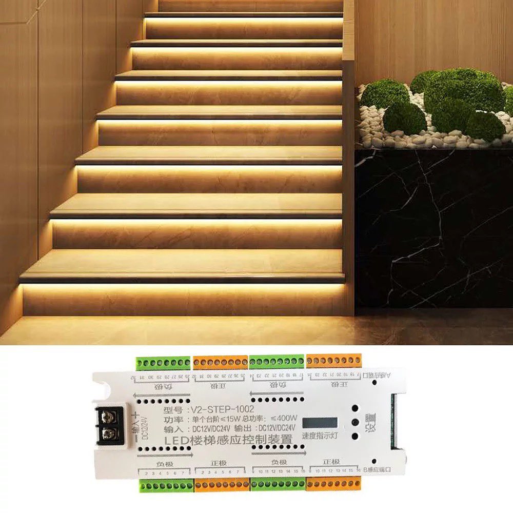 LED stair light system